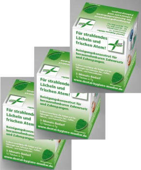 3 x Reinigungskonzentrat Dentalreiniger für Ultraschall Reinigungsgeräte Dental Hygiene Müller